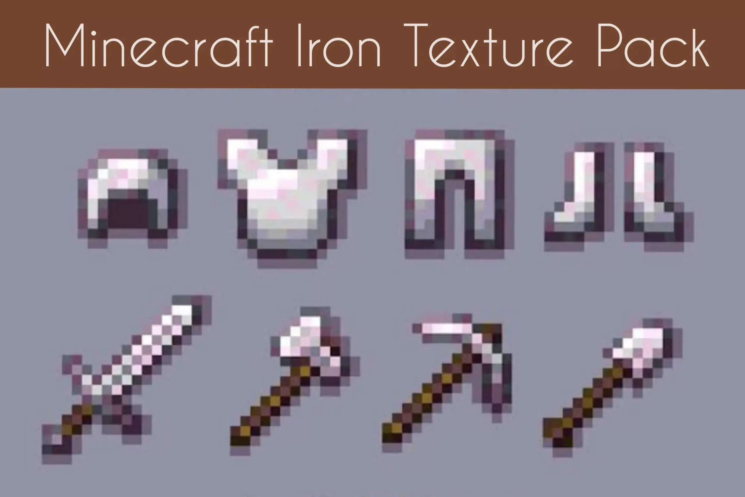 Minecraft Iron Texture Pack